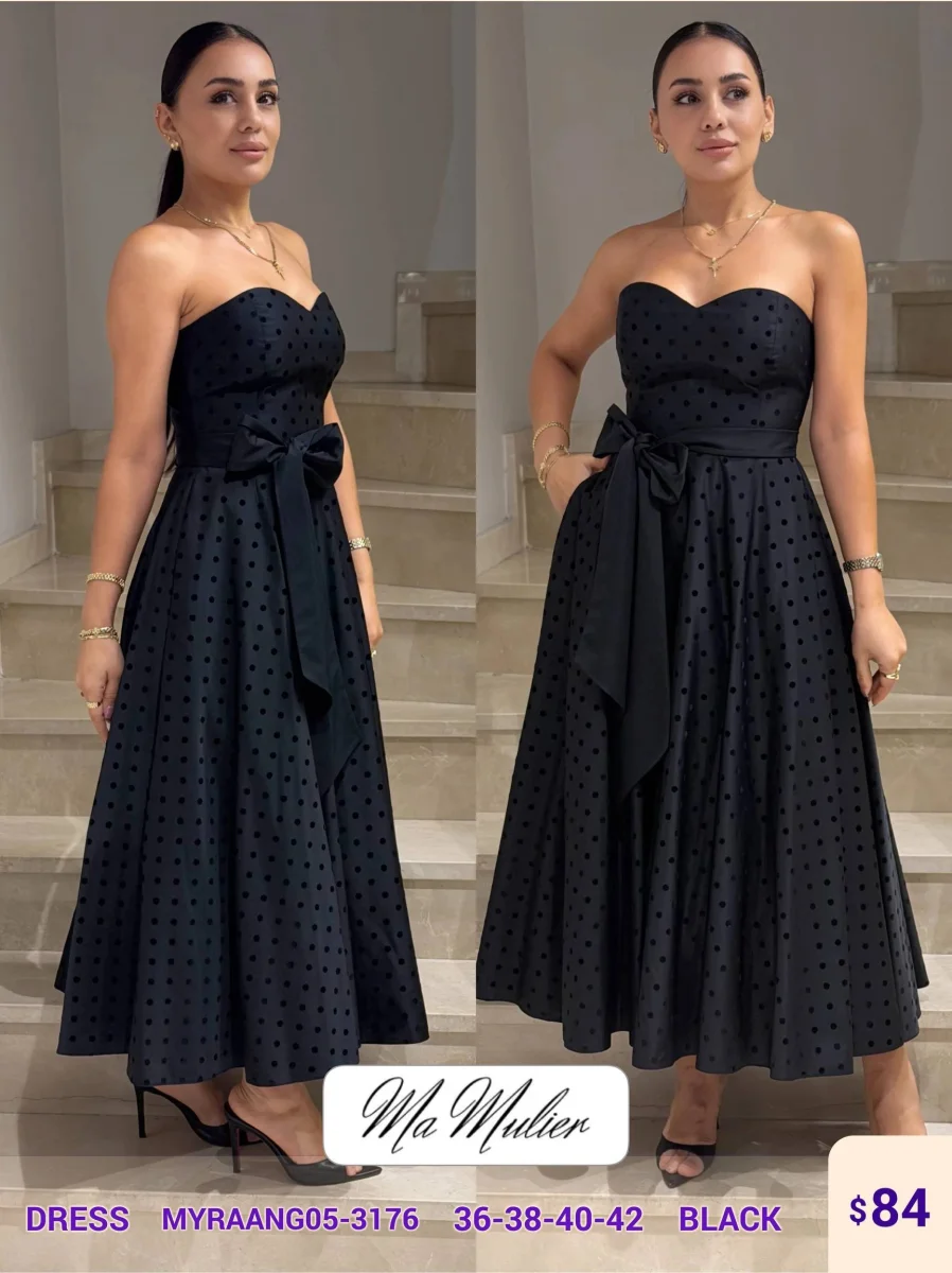 Платье MY RAANG (Black, модель MYRAANG05-3176) оптом