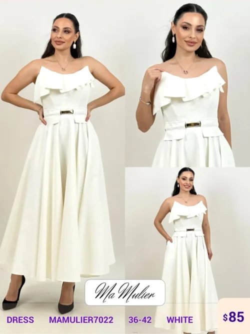 Платье MY RAANG (White, модель MAMULIER7022) оптом