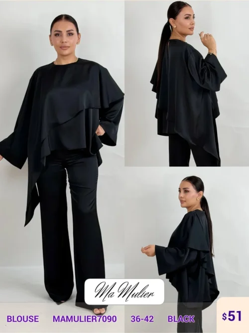 Блузка MY RAANG (Black, модель MAMULIER7090) оптом