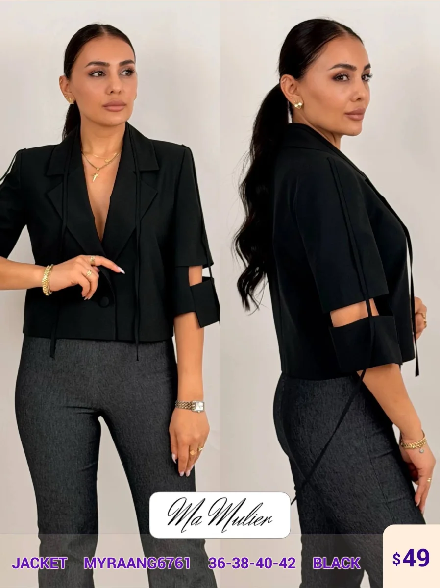 Жакет MY RAANG (Black, модель MYRAANG6761) оптом
