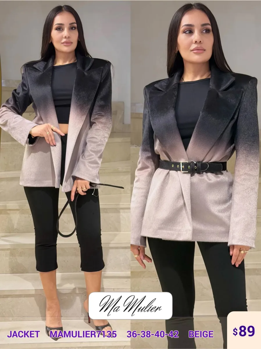 Жакет MY RAANG (Beige, модель MAMULIER7135) оптом
