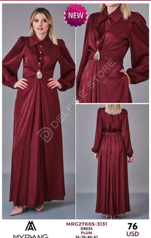 Платье MY RAANG (Фиолетовый, модель MRG27K05-3131) оптом