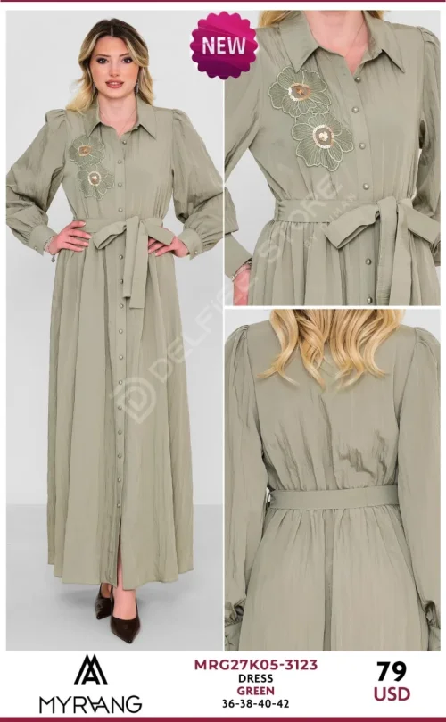 Платье MY RAANG (Green, модель MRG27K05-3123) оптом