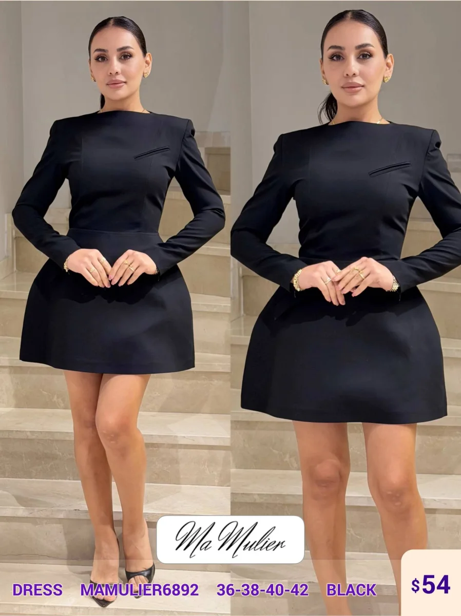 Платье MY RAANG (Black, модель MAMULIER6892) оптом