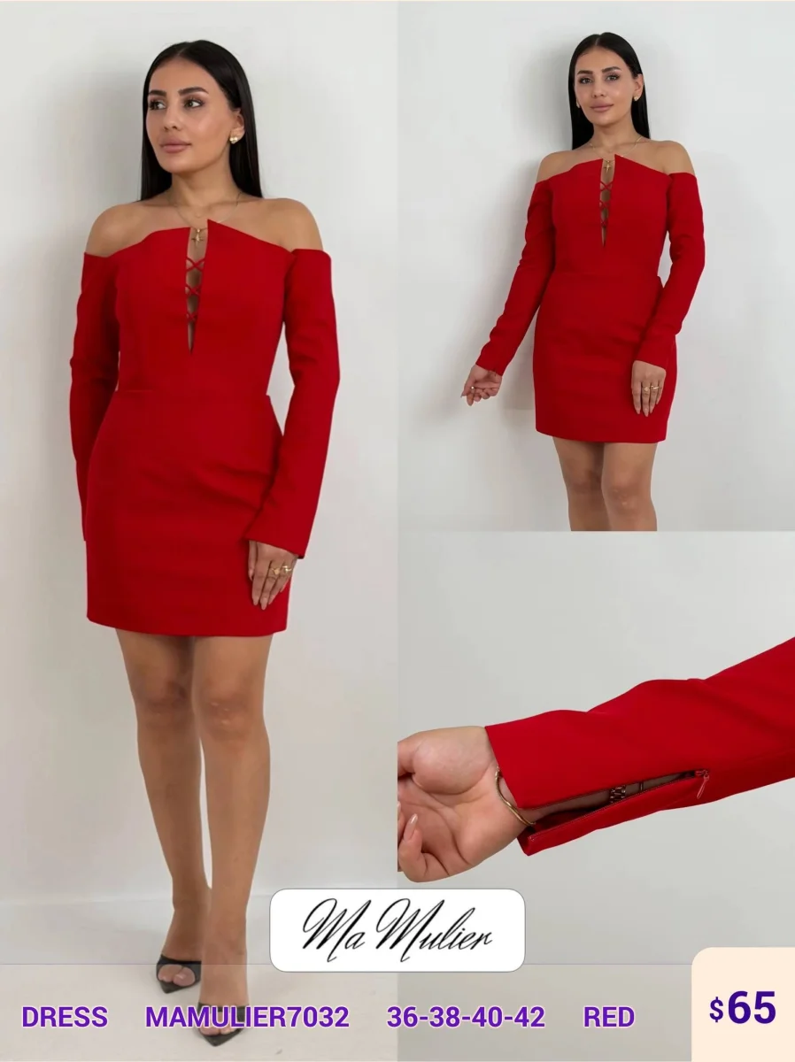 Платье MY RAANG (Red, модель MAMULIER7032) оптом