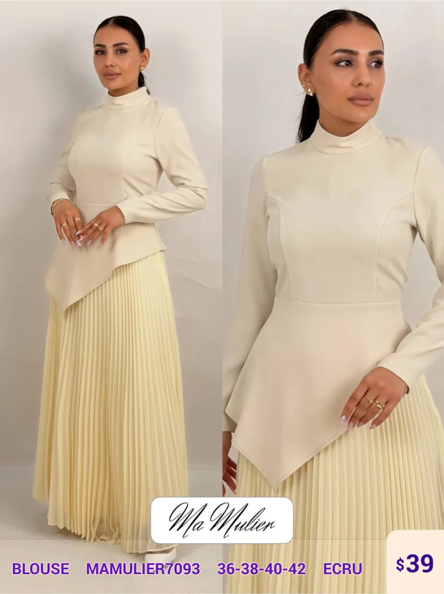 Блузка MY RAANG (Cream, модель MAMULIER7093) оптом