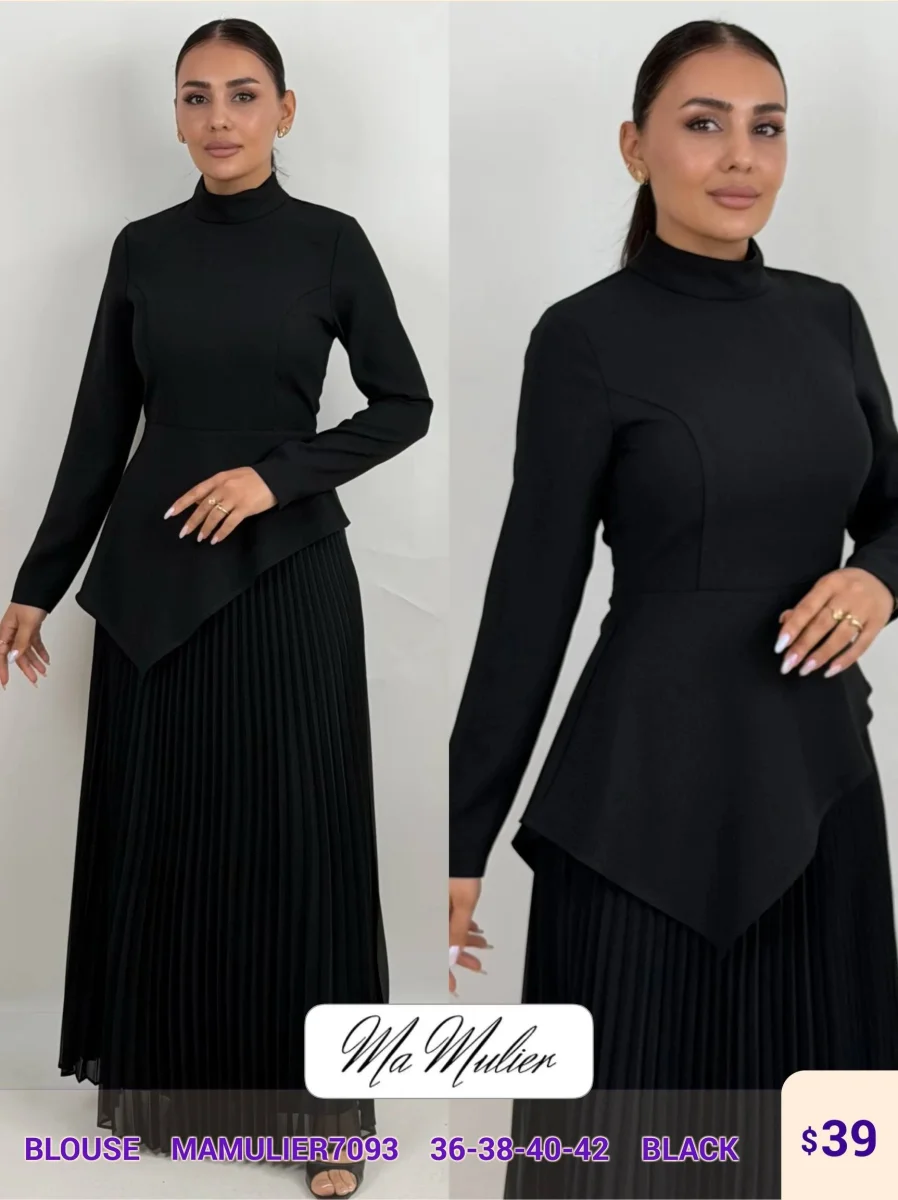Блузка MY RAANG (Black, модель MAMULIER7093) оптом