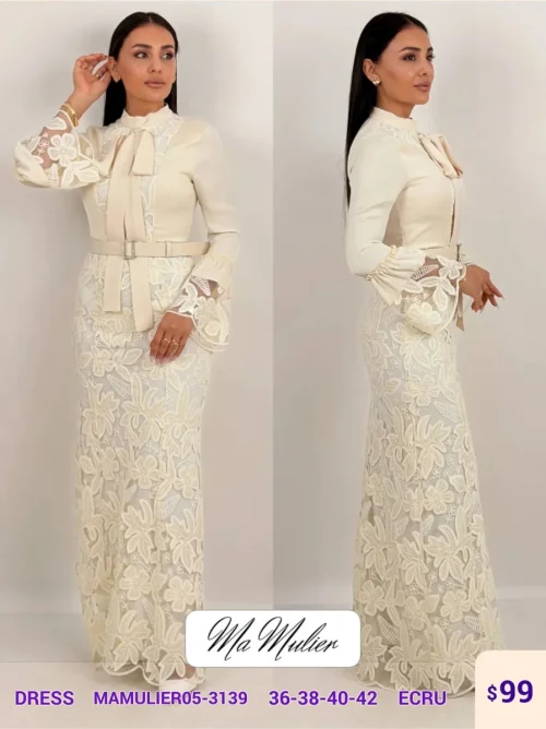 Платье MY RAANG (Cream, модель MAMULIER05-3139) оптом