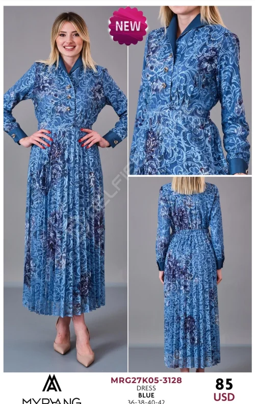 Платье MY RAANG (Синий, модель MRG27K05-3128) оптом