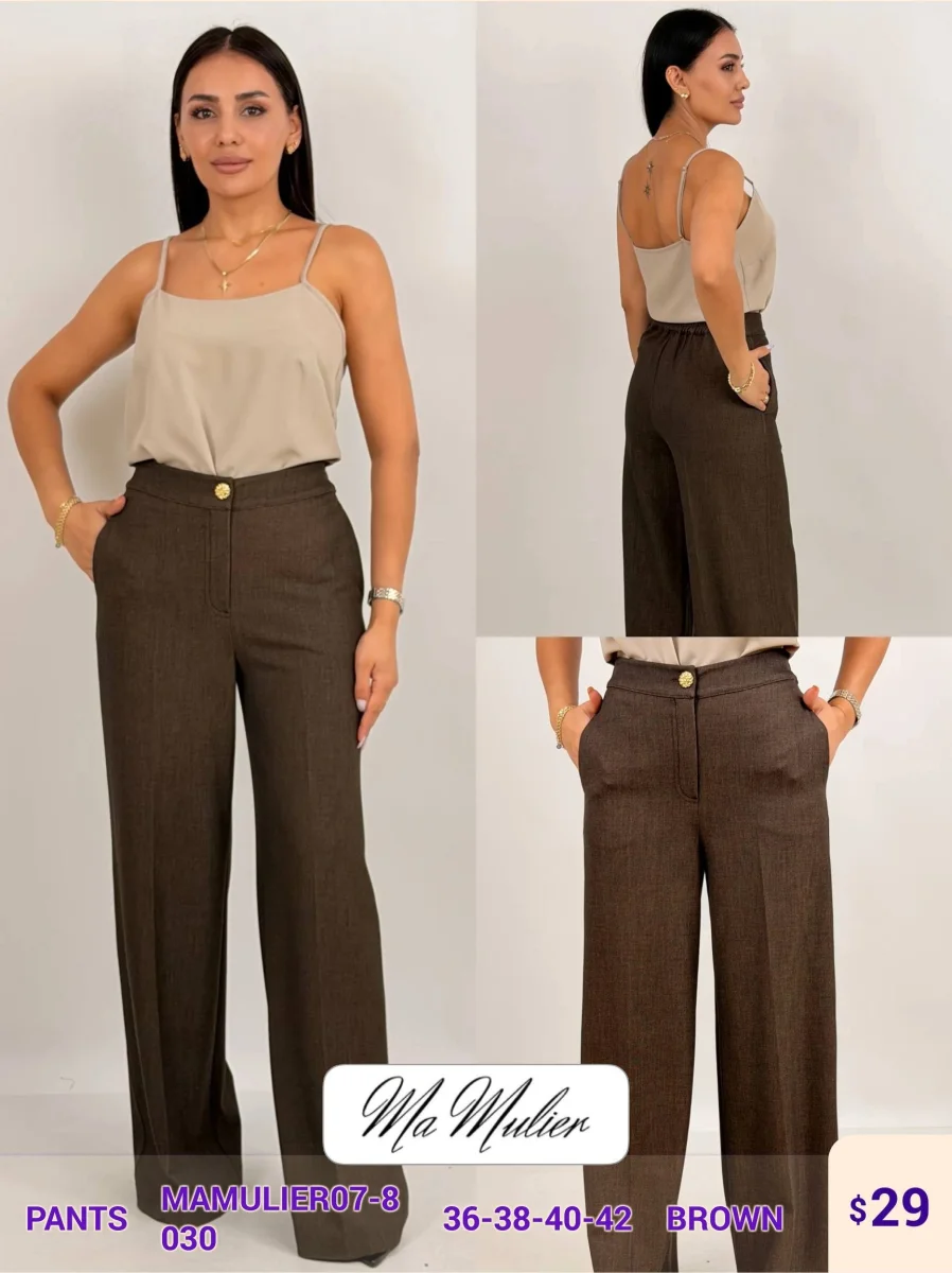 Брюки MY RAANG (Brown, модель MAMULIER07-8) оптом