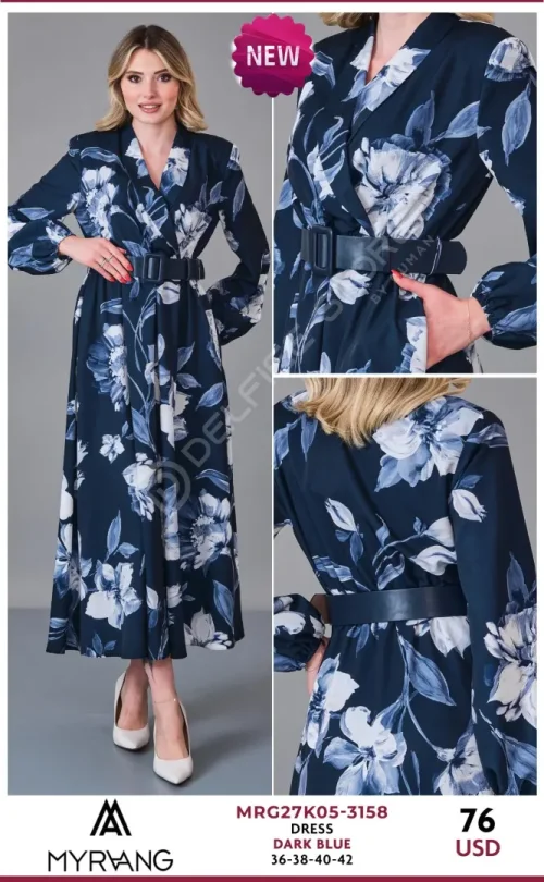 Платье MY RAANG (Blue, модель MRG27K05-3158) оптом