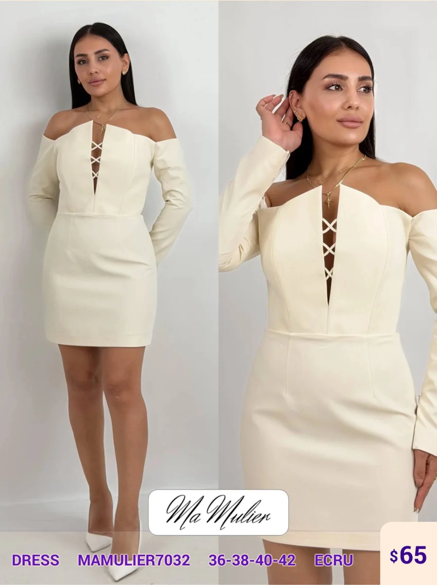 Платье MY RAANG (Cream, модель MAMULIER7032) оптом