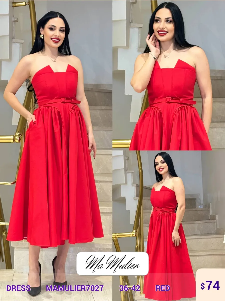 Платье MY RAANG (Red, модель MAMULIER7027) оптом