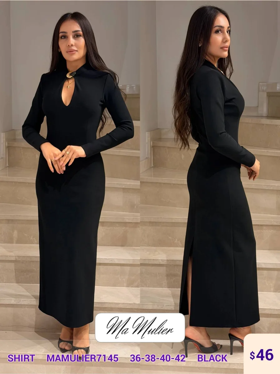 Рубашка MY RAANG (Black, модель MAMULIER7145) оптом