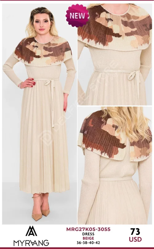 Платье MY RAANG (Beige, модель MRG27K05-3055) оптом