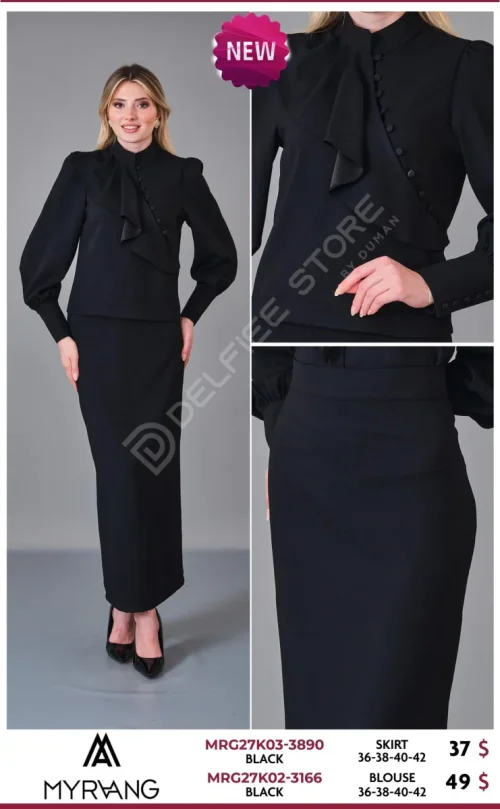Блузка MY RAANG (Black, модель MRG27K02-3166) оптом