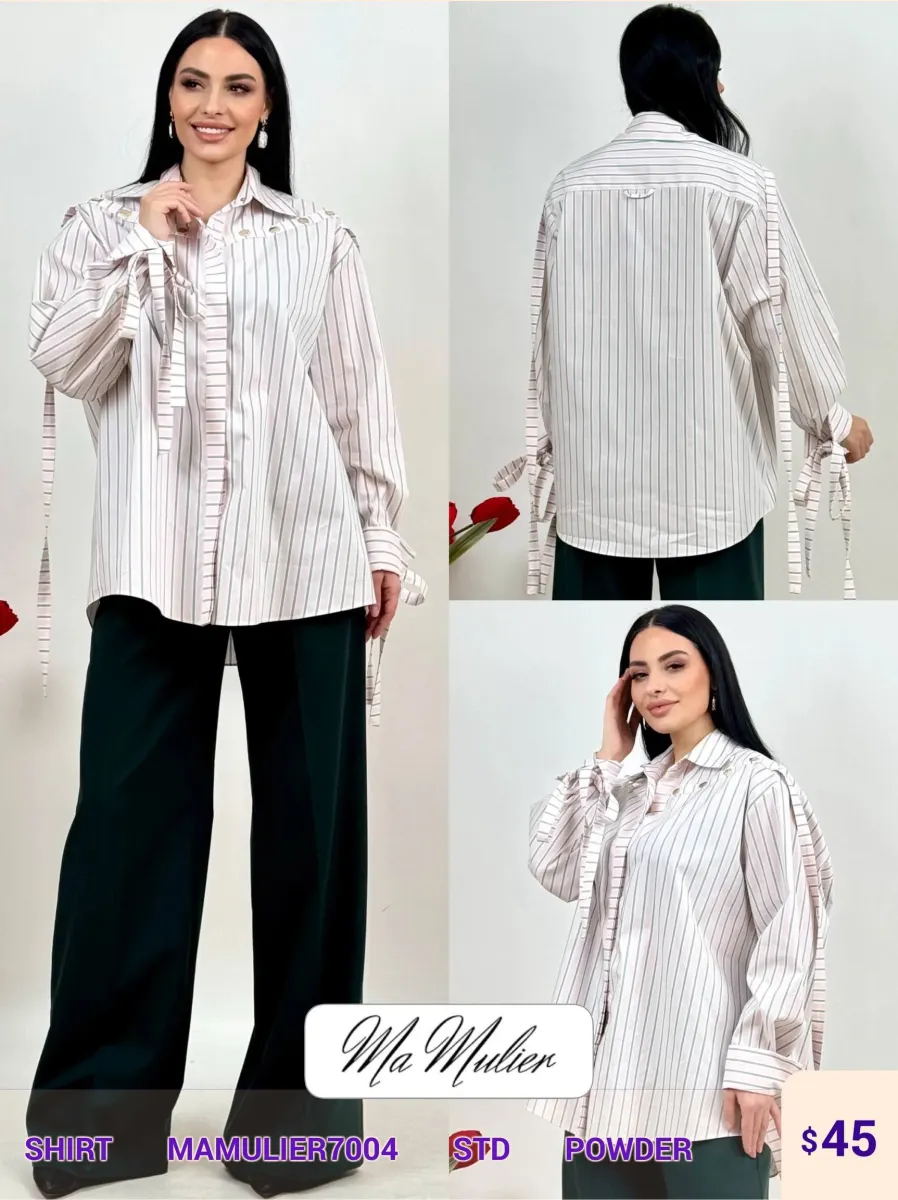 Рубашка MY RAANG (Pink, модель MAMULIER7004) оптом
