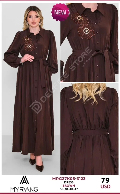 Платье MY RAANG (Brown, модель MRG27K05-3123) оптом