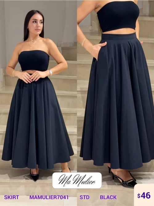 Юбка MY RAANG (Black, модель MAMULIER7041) оптом