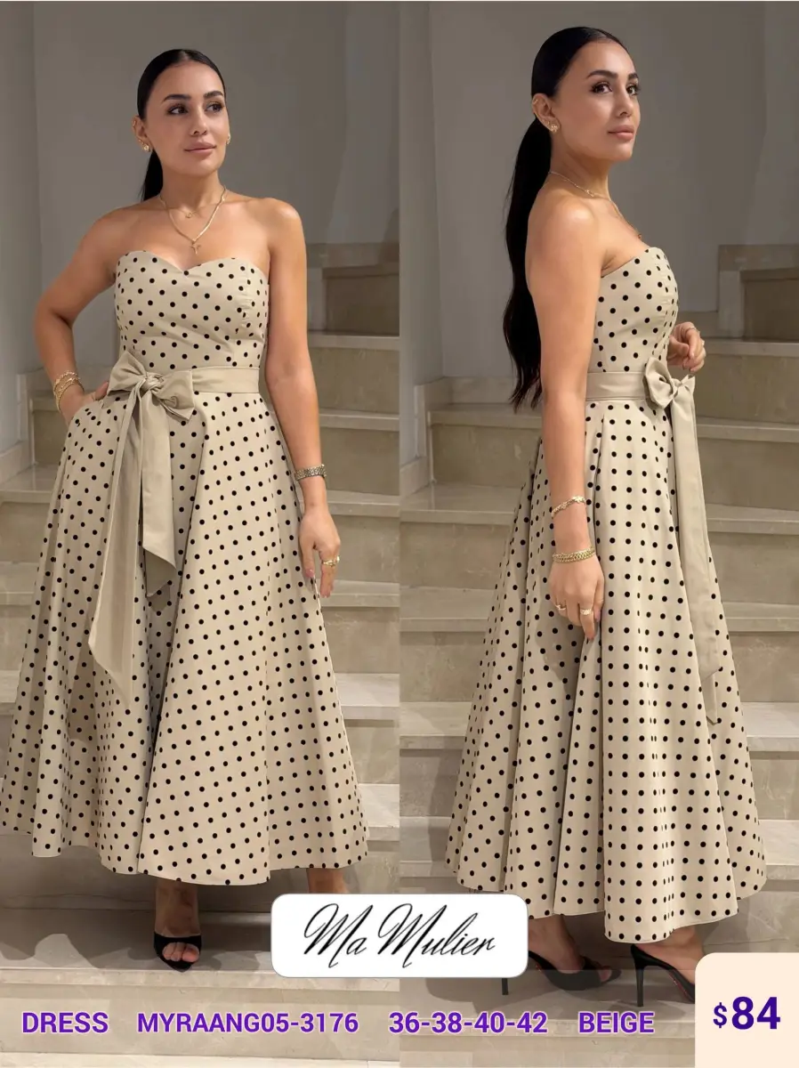 Платье MY RAANG (Beige, модель MYRAANG05-3176) оптом