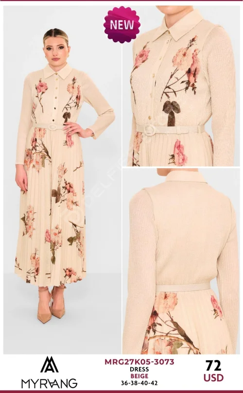 Платье MY RAANG (Beige, модель MRG27K05-3073) оптом