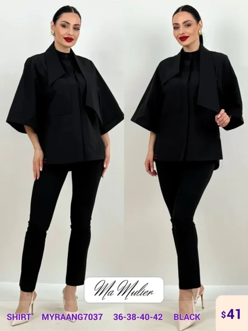 Рубашка MY RAANG (Black, модель MYRAANG7037) оптом