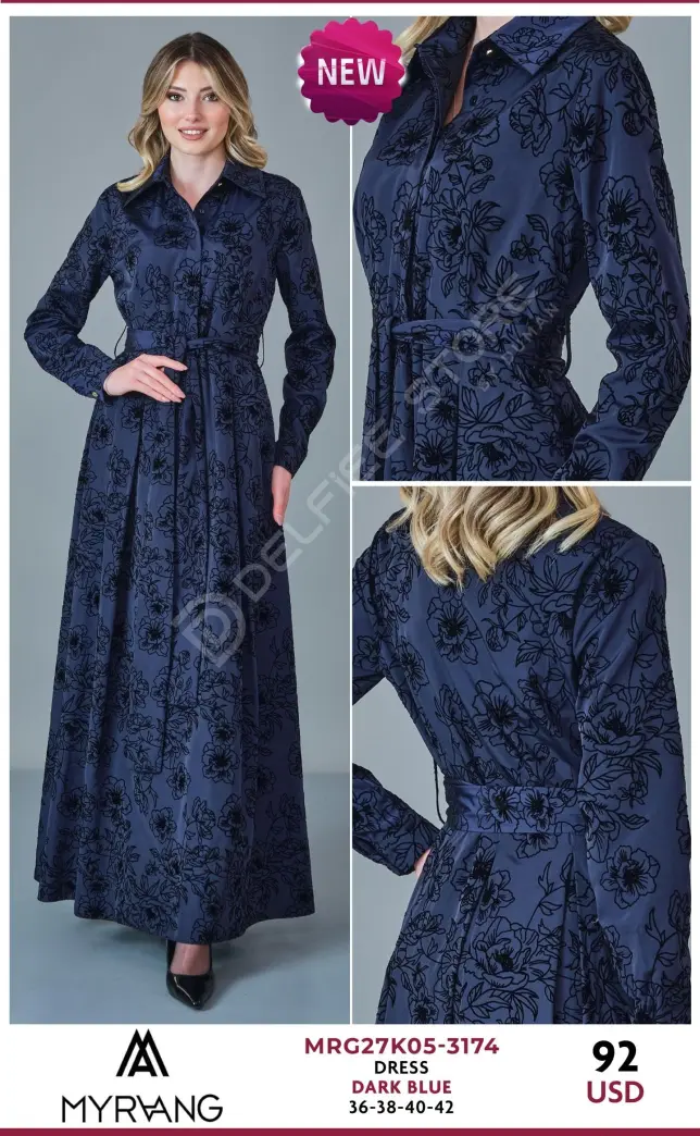 Платье MY RAANG (Blue, модель MRG27K05-3174) оптом
