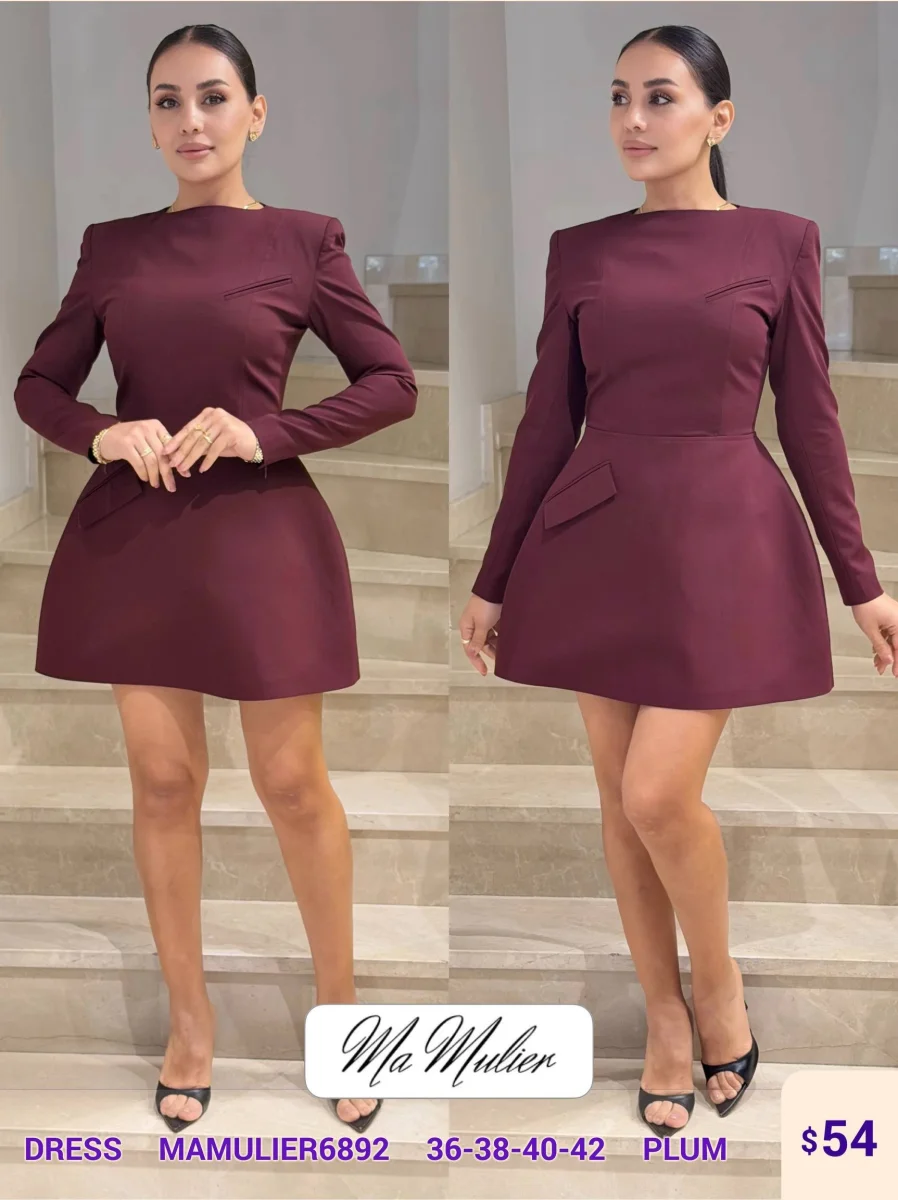 Платье MY RAANG (Purple, модель MAMULIER6892) оптом