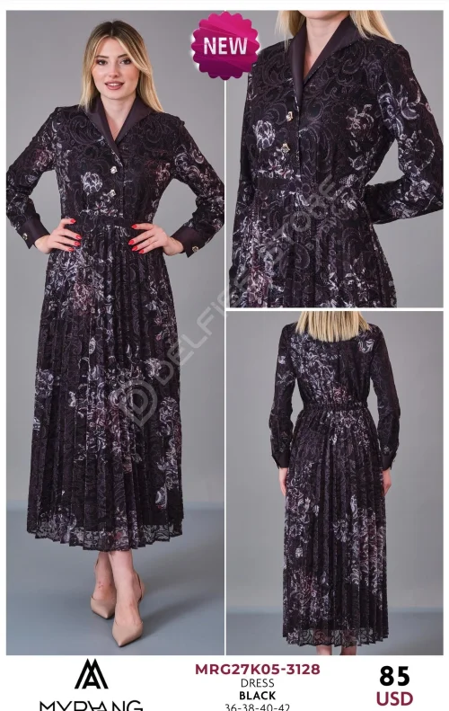 Платье MY RAANG (Черный, модель MRG27K05-3128) оптом