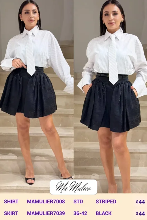 Юбка MY RAANG (Black, модель MAMULIER7039) оптом