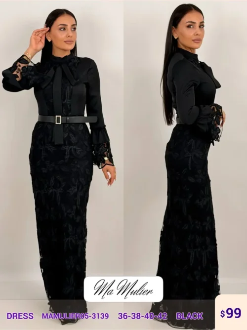 Платье MY RAANG (Black, модель MAMULIER05-3139) оптом