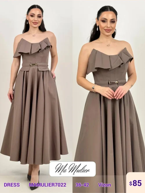 Платье MY RAANG (Beige, модель MAMULIER7022) оптом