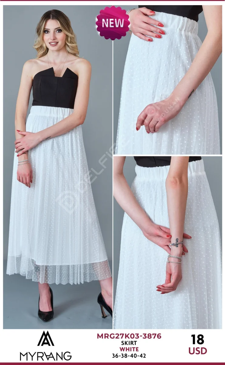 Юбка MY RAANG (White, модель MRG27K03-3876) оптом