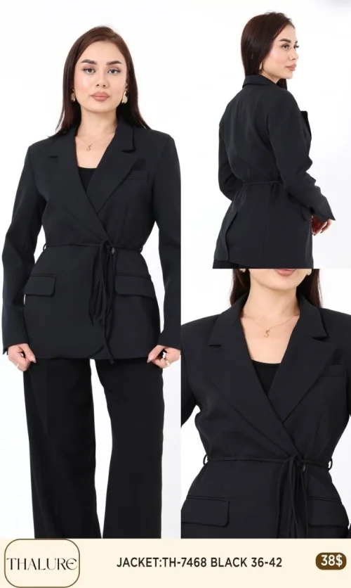 Жакет My8 Design (Black, модель 7468) оптом