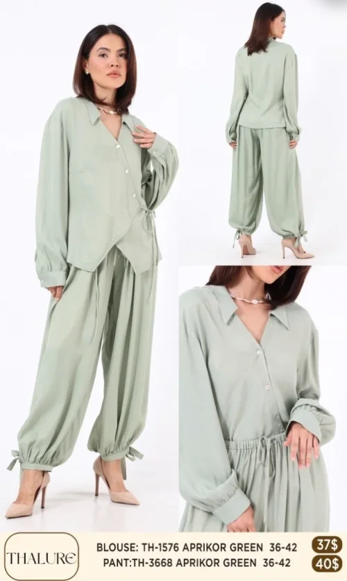 Блузка My8 Design (Green, модель TH-1576) оптом