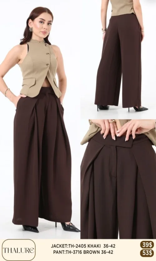 Брюки My8 Design (Brown, модель TH-3716) оптом