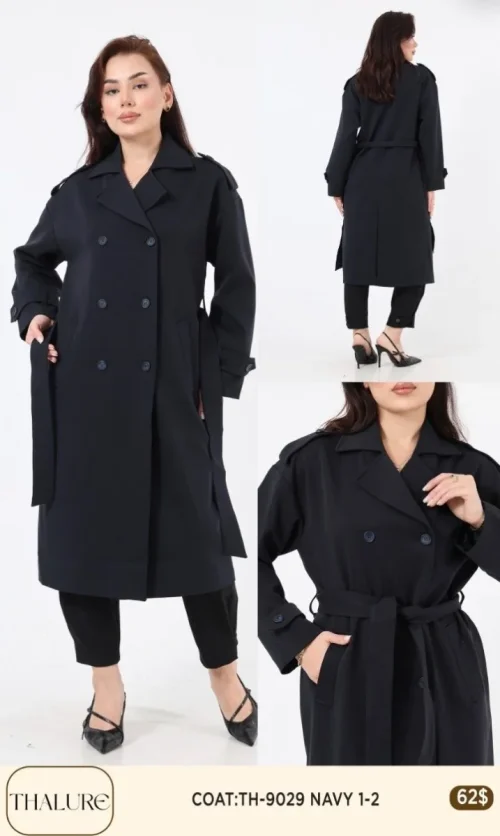 Пальто My8 Design (Navy, модель TH-9029) оптом