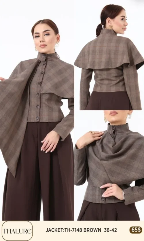 Жакет My8 Design (Brown, модель TH-7148) оптом