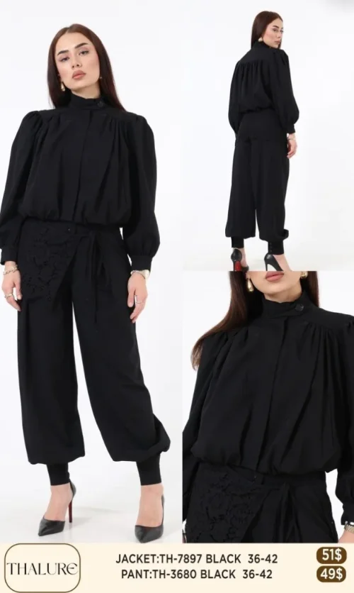 Брюки My8 Design (Black, модель TH-3680) оптом