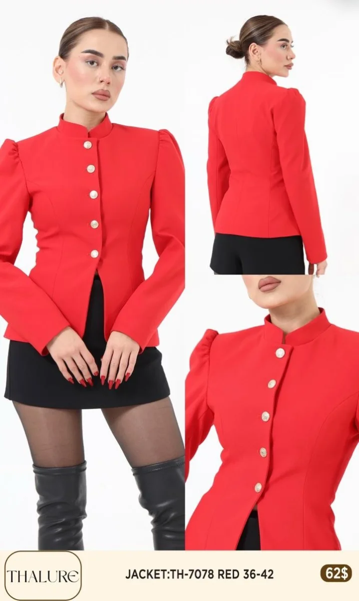 Жакет My8 Design (Red, модель TH-7078) оптом