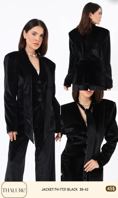 Жакет My8 Design (Black, модель TH-7721) оптом