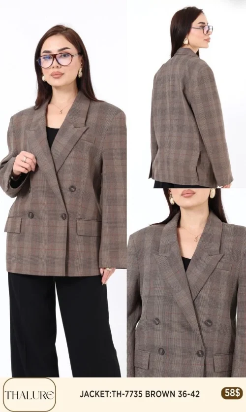 Жакет My8 Design (Brown, модель 7735) оптом
