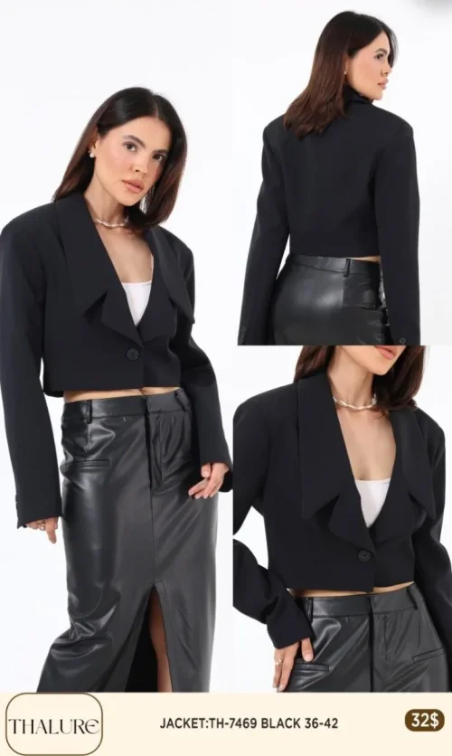 Жакет My8 Design (Black, модель TH-7469) оптом