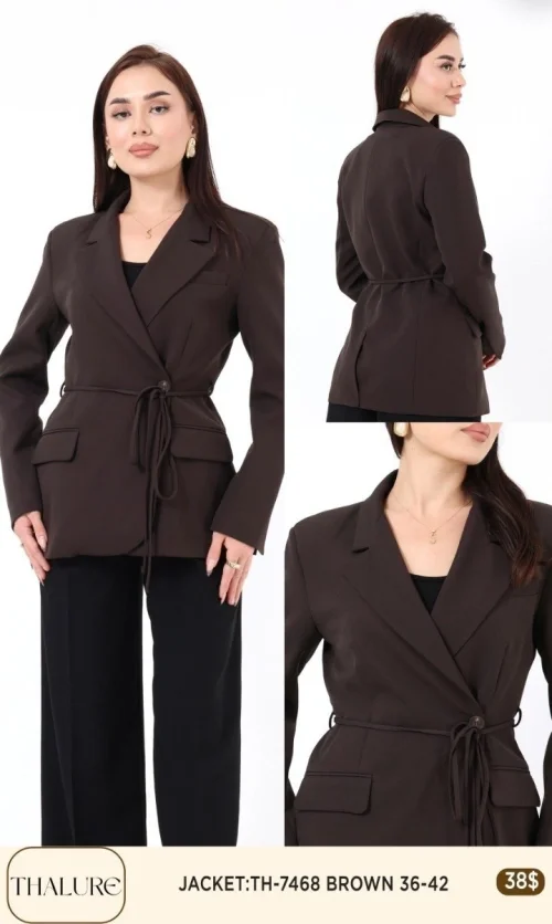 Жакет My8 Design (Brown, модель 7468) оптом