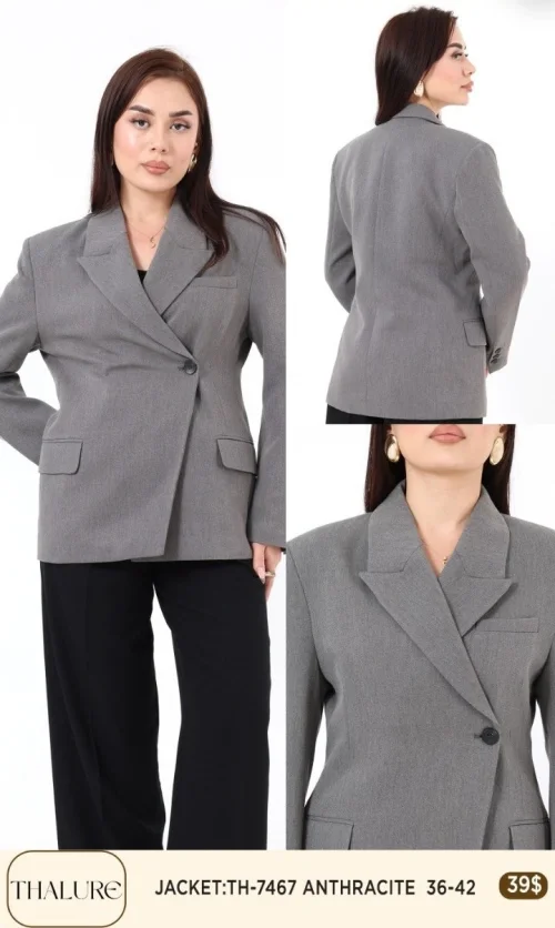 Жакет My8 Design (Dark gray, модель 7467) оптом