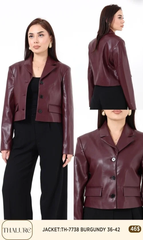 Жакет My8 Design (Burgundy, модель 7738) оптом