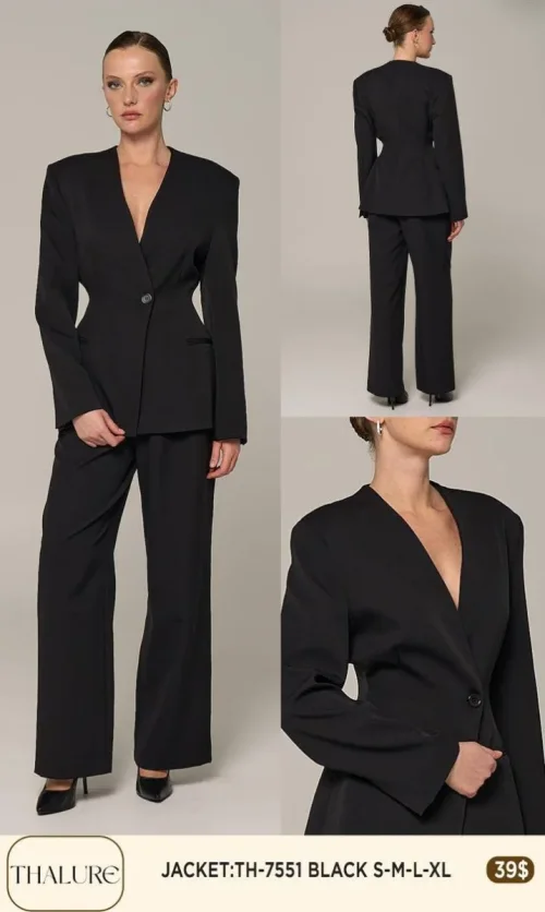 Жакет My8 Design (Black, модель TH-7551) оптом