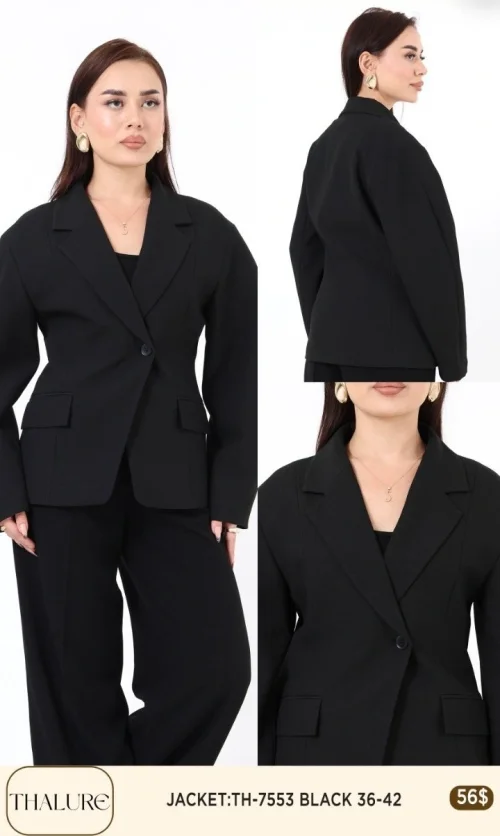 Жакет My8 Design (Black, модель 7553) оптом
