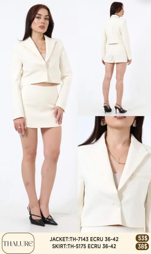 Жакет My8 Design (Cream, модель TH-7143) оптом