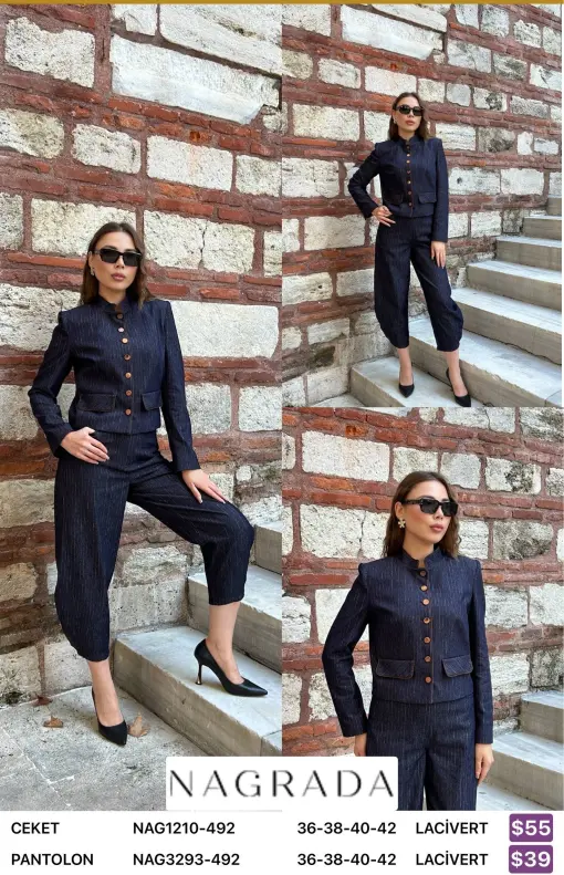 Брюки NAGRADA (Navy, модель NAG3293-492) оптом